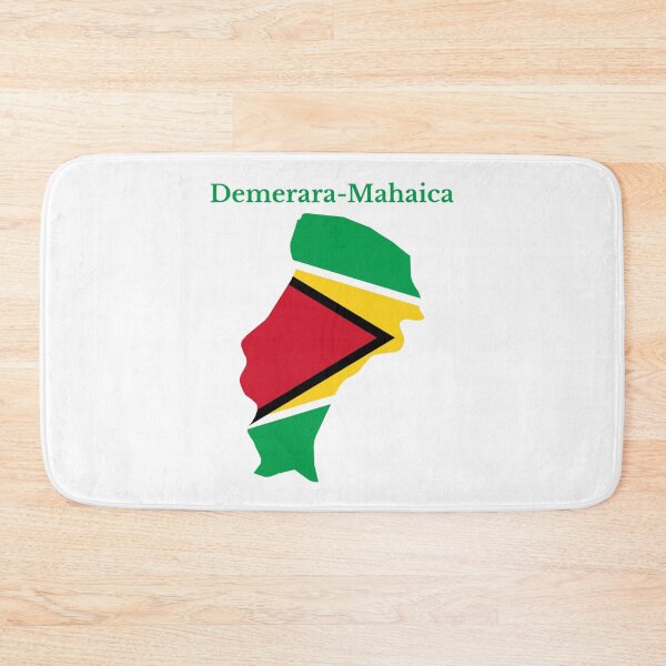 Item preview, Demerara Mahaica Region Map Design, Guyana. designed and sold by marosharaf.