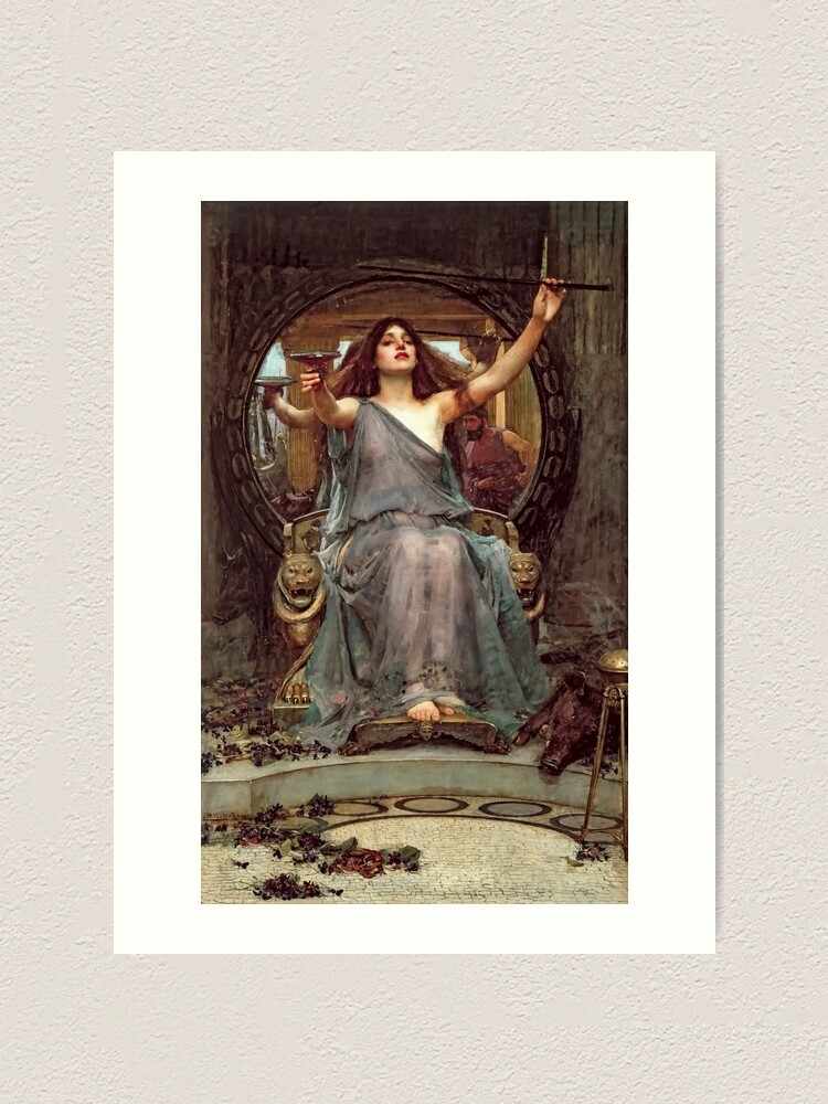 Circe Offering the Cup to Ulysses by John William Waterhouse Art Print for  Sale by TonyAra