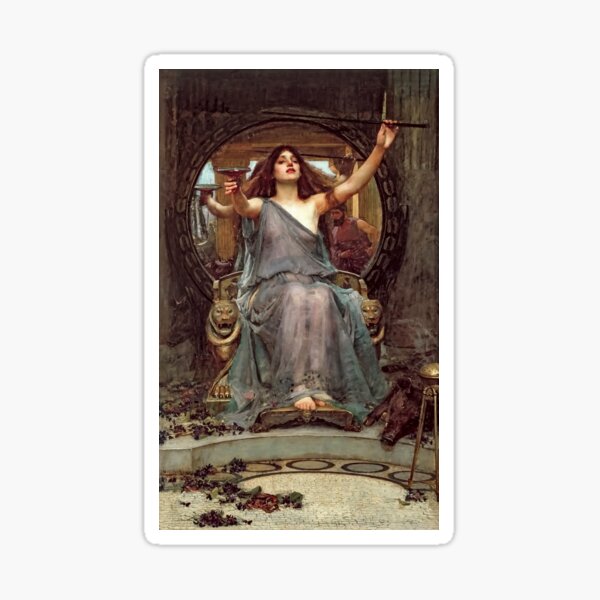 Item preview, Circe Offering the Cup to Ulysses by John William Waterhouse designed and sold by TonyAra.