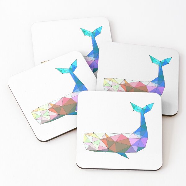 Item preview, Geometric Whale designed and sold by sanashibata.