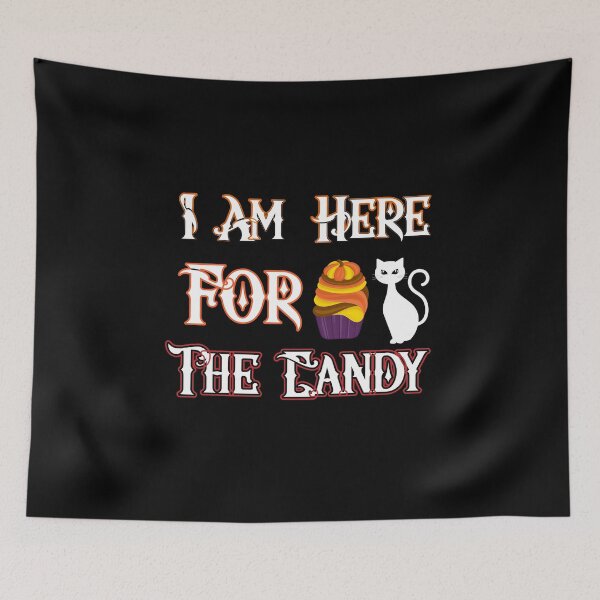 Item preview, I AM HERE FOR THE CANDY Halloween T shirt designed and sold by Shuvra Gain.