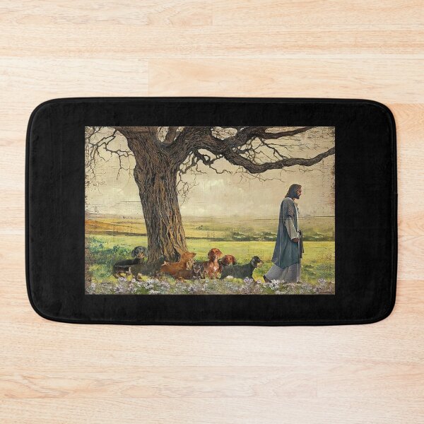 Item preview, Dachshund Walking With God - For Dachshund Lover - God Dachshund Dog Gift designed and sold by Susanspy007.
