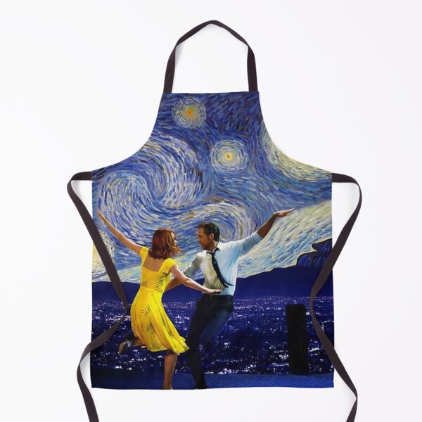 starry night and lalaland Apron