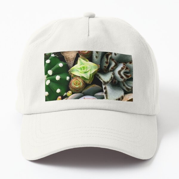 Wild and Wooly Succulent Garden Art Photo Dad Hat