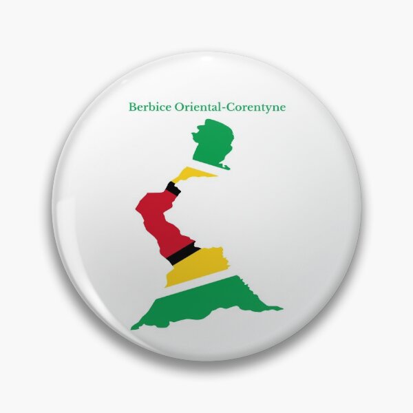 Artikelvorschau, Karte der Region East Berbice Corentyne, Guyana. entworfen und verkauft von marosharaf.