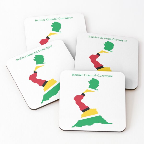 Item preview, East Berbice Corentyne Region Map Design, Guyana. designed and sold by marosharaf.