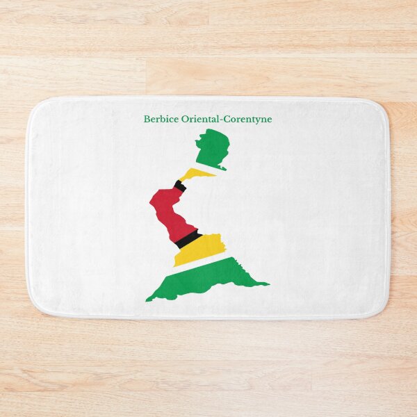 Item preview, East Berbice Corentyne Region Map Design, Guyana. designed and sold by marosharaf.
