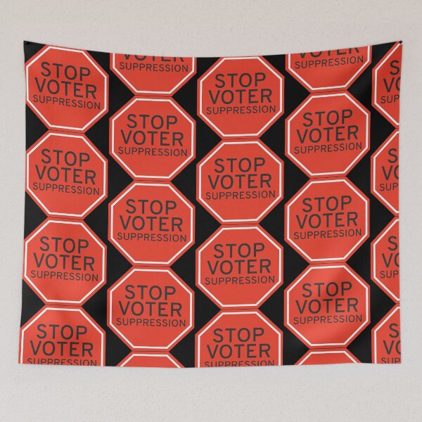 Item preview, Stop Voter Suppression designed and sold by syarifahrasul.