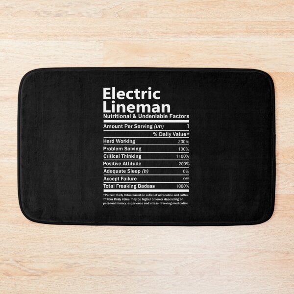 Item preview, Electric Lineman T Shirt - Nutritional And Undeniable Factors Gift Item Tee designed and sold by uillamab.