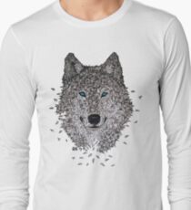 Vektor Wolf Langarmshirt
