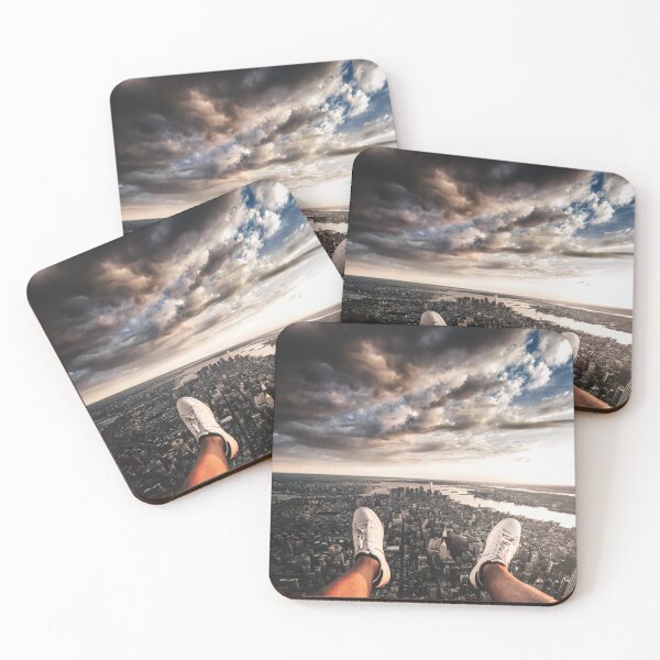 Item preview, man flying over manhattan designed and sold by franckreporter.