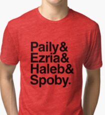 PLL Ships - black text Tri-blend T-Shirt