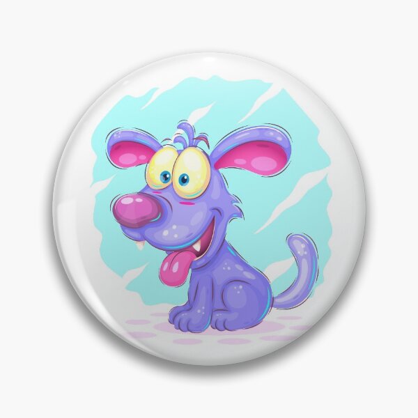 Item preview, Blue cartoon puppy designed and sold by AndreyKENO.