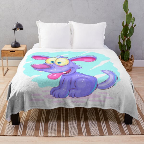 Item preview, Blue cartoon puppy designed and sold by AndreyKENO.