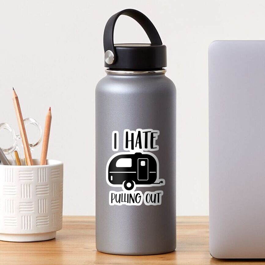 "I Hate Pulling Out" Sticker for Sale by waqasilyass Redbubble