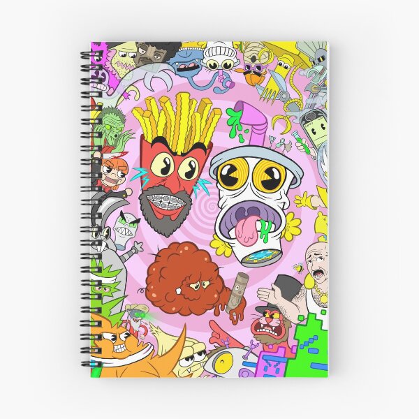 Item preview, Aqua Teen Hunger Force - Pure Chaos (Pink Swirl) designed and sold by Dylanimation.