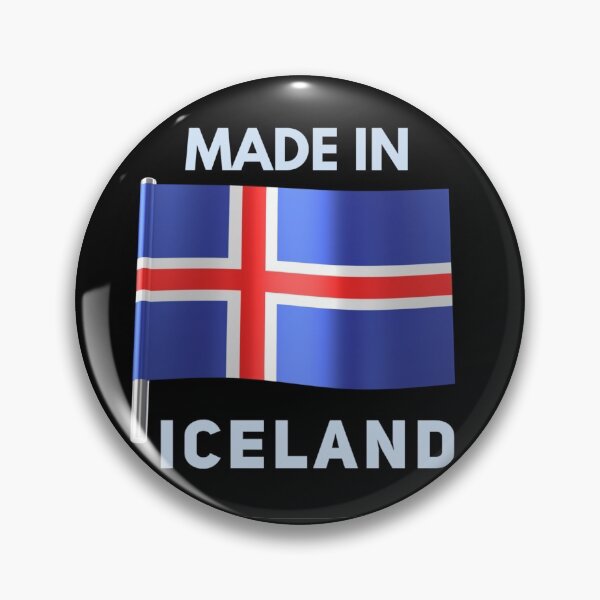 Artikelvorschau, Hergestellt in Island, Flagge von Island entworfen und verkauft von Ruby Jackson.