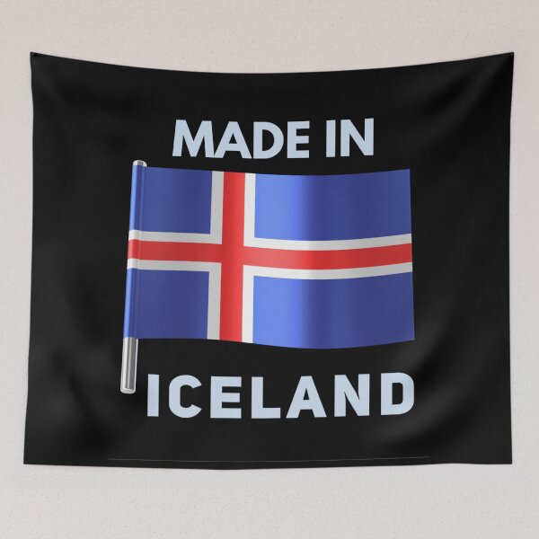 Item preview, Made in Iceland, Flag Of Iceland  designed and sold by Ruby Jackson.