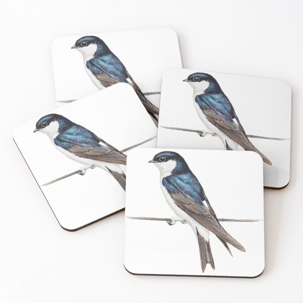 Item preview, White-bellied feather-footed swallow (scientific name: Delichon urbicum), also known as feather-footed swallow designed and sold by zenger2021.