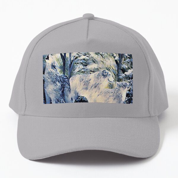 Arctic Snow Wolves Baseball Cap