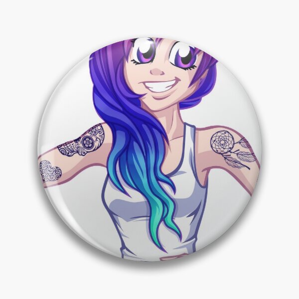 Item preview, Cartoon tatto girl chilling designed and sold by Yellogo.