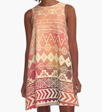 Aztec pattern 01 A-Line Dress