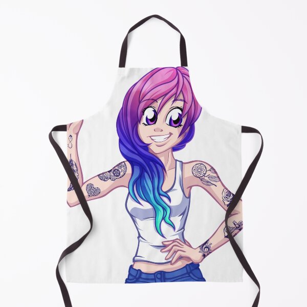 Item preview, Cartoon tatto girl chilling designed and sold by Yellogo.