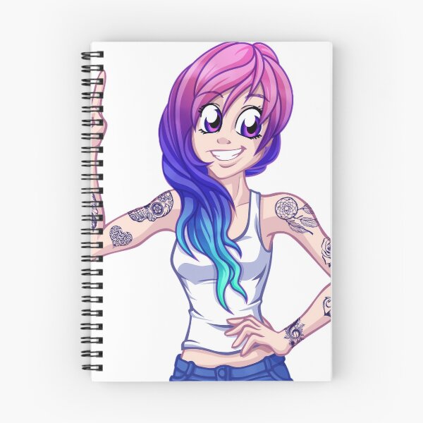 Item preview, Cartoon tatto girl chilling designed and sold by Yellogo.