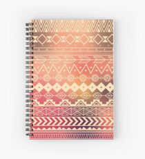 Aztec pattern 01 Spiral Notebook