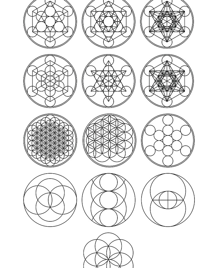 13 Circles of Sacred Geometry | FRESH" iPad Case &amp; Skin by FreshThreadShop | Redbubble