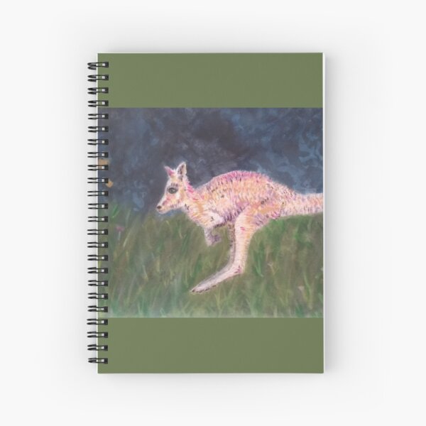 "Kangaroo, the iconic Australian Animal" Spiral Notebook for Sale by Daranem Redbubble