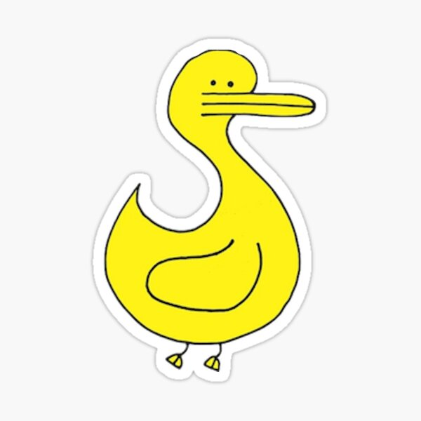 Cute Duck Stickers | Redbubble