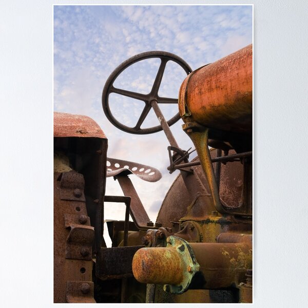 Item preview, Old Rusty Tractor designed and sold by Kenneth Keifer.