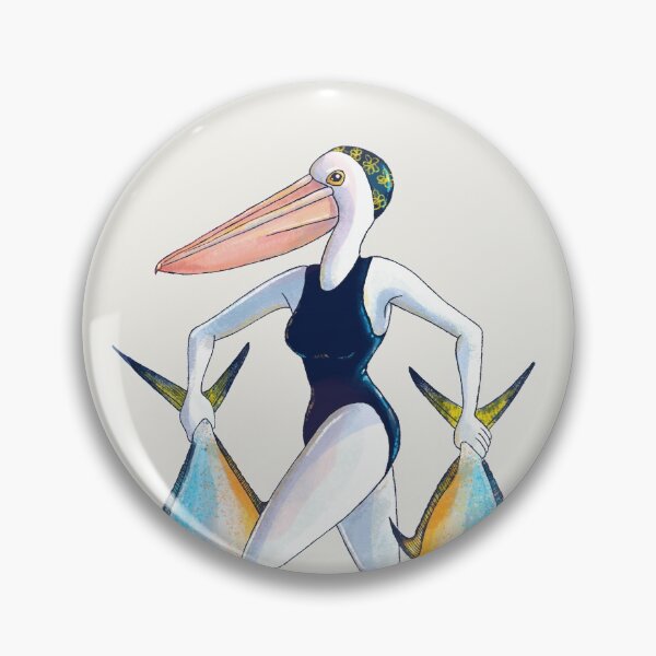 Item preview, Pricilla Pelican designed and sold by ArtbyBiancaRose.