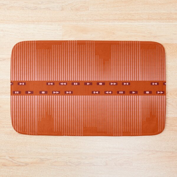 Item preview, Music Waves - Rust Orange designed and sold by SilverPegasus.