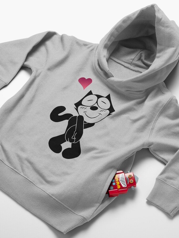 Alternate view of Felix the Cat Love Toddler Pullover Hoodie