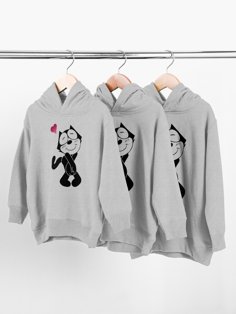 Alternate view of Felix the Cat Love Toddler Pullover Hoodie