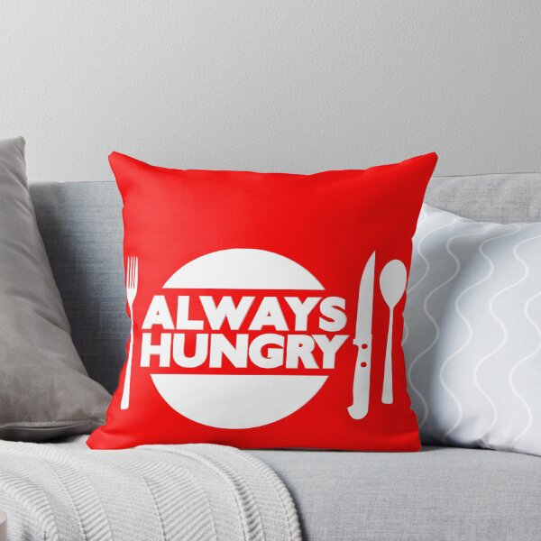 Artikelvorschau, Always Hungry [Dinner] [White] | Stay Hungry Stay Foolish Shirts entworfen und verkauft von FreshThreadShop.