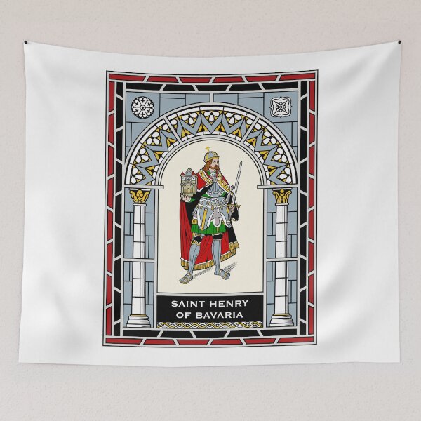 Item preview, ST HENRY OF BAVARIA under STAINED GLASS designed and sold by CatholicSaints.