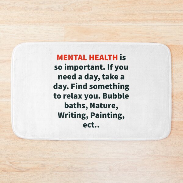 Item preview, "YOUR MENTAL HEALTH IS IMPORTANT TO ME" designed and sold by MrsPeterson2021.