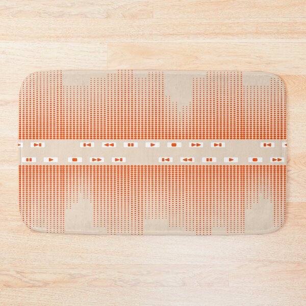 Item preview, Music Waves - Neutral Orange designed and sold by SilverPegasus.