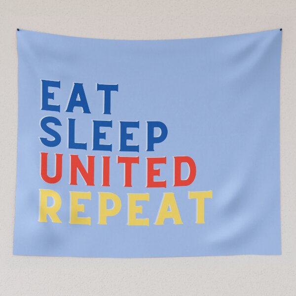 Item preview, EAT SLEEP UNITED REPEAT designed and sold by myteebaq.