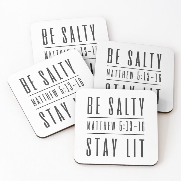 Item preview, Be Salty, Stay Lit - Matthew 5:13-16 designed and sold by G-Emanuel.
