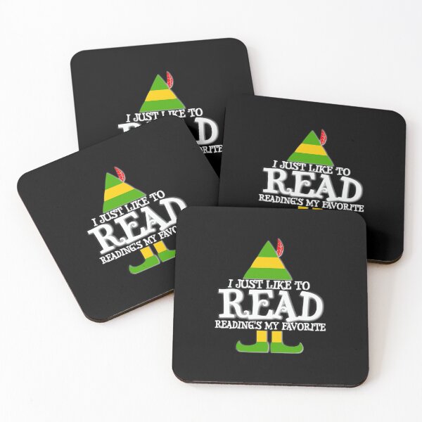 Item preview, Reading T Shirt I Just Like To Read Reading Elf Book Lover Christmas Holiday Read Book Gifts Tee designed and sold by stierleism.