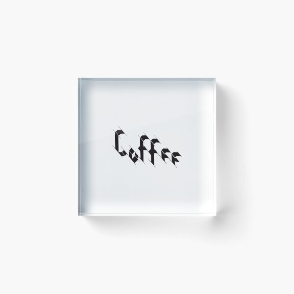 Item preview, Coffee stylized blackletter designed and sold by Zela.