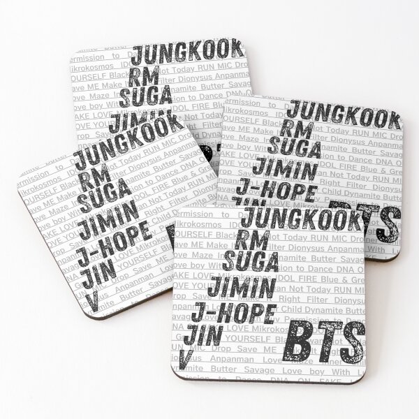 Item preview, BTS-MEMBERS AND SONG TITLES designed and sold by emptysky1201.