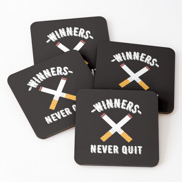 Item preview, Winners Never Quit Smoke designed and sold by DAFIN.