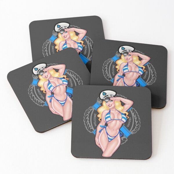Item preview, Sailor pin up girl. Vintage sailor girl. Blond sailor. Welcome aboard designed and sold by AnnaRuz.