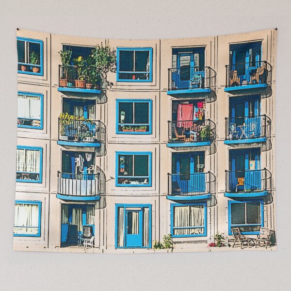 Item preview, Manga Style Apartment Illustration designed and sold by JoyforU.