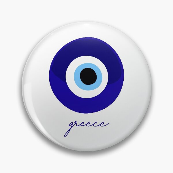 Item preview, Greece, "Mati" bad eye - blue white. designed and sold by angelisart.